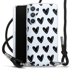 Carry Case Transparent Fabric black/silver