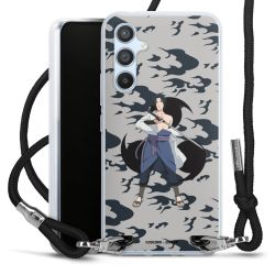 Carry Case Transparent Fabric black/silver