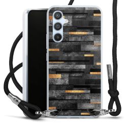 Carry Case Transparent Fabric black/silver