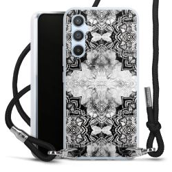 Carry Case Transparent Fabric black/silver