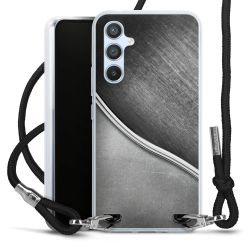 Carry Case Transparent Fabric black/silver