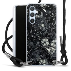 Carry Case Transparent Fabric black/silver