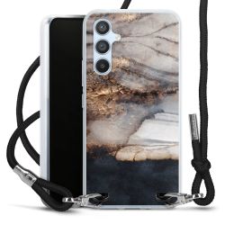 Carry Case Transparent Fabric black/silver