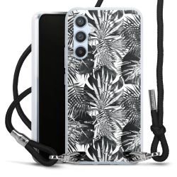 Carry Case Transparent Fabric black/silver