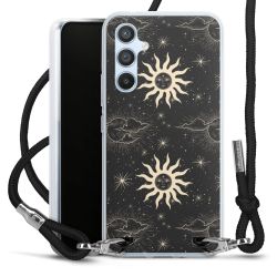 Carry Case Transparent Fabric black/silver