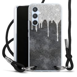 Carry Case Transparent Fabric black/silver