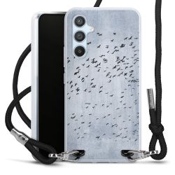 Carry Case Transparent Fabric black/silver