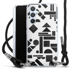 Carry Case Transparent Fabric black/silver