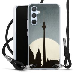 Carry Case Transparent Fabric black/silver