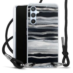 Carry Case Transparent Fabric black/silver