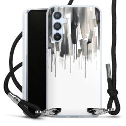 Carry Case Transparent Fabric black/silver