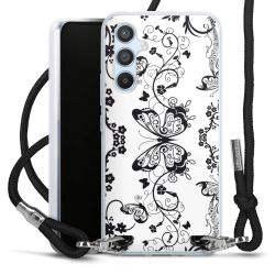 Carry Case Transparent Fabric black/silver