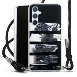 Carry Case Transparent Fabric black/silver