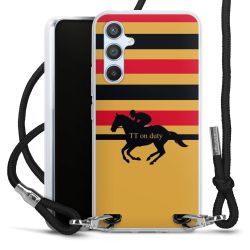 New Carry Case Transparent Stoff schwarz/silber