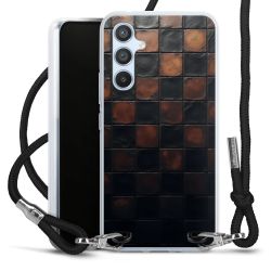 New Carry Case Transparent Stoff schwarz/silber