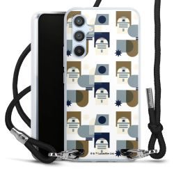 New Carry Case Transparent Stoff schwarz/silber