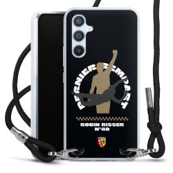 New Carry Case Transparent Stoff schwarz/silber