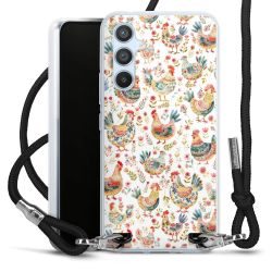 New Carry Case Transparent Stoff schwarz/silber