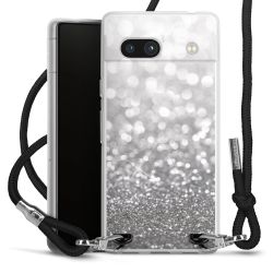 Carry Case Transparent Fabric black/silver