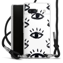 Carry Case Transparent Fabric black/silver