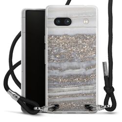 Carry Case Transparent Fabric black/silver