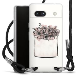 Carry Case Transparent Fabric black/silver