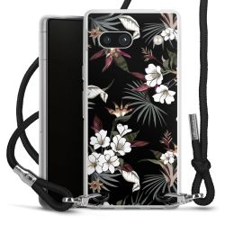 Carry Case Transparent Fabric black/silver