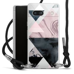 Carry Case Transparent Fabric black/silver