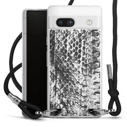 Carry Case Transparent Fabric black/silver