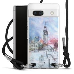 Carry Case Transparent Fabric black/silver