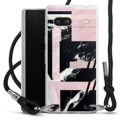 Carry Case Transparent Fabric black/silver