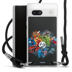 New Carry Case Transparent Stoff schwarz/silber