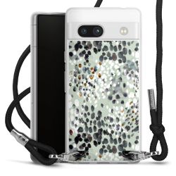 New Carry Case Transparent Stoff schwarz/silber