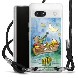 New Carry Case Transparent Stoff schwarz/silber