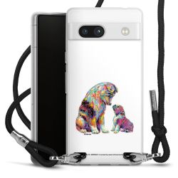 New Carry Case Transparent Stoff schwarz/silber