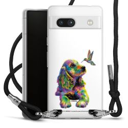 New Carry Case Transparent Stoff schwarz/silber