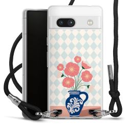 New Carry Case Transparent Stoff schwarz/silber