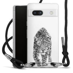 New Carry Case Transparent Stoff schwarz/silber