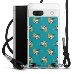 New Carry Case Transparent Stoff schwarz/silber