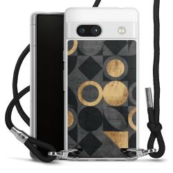 New Carry Case Transparent Stoff schwarz/silber