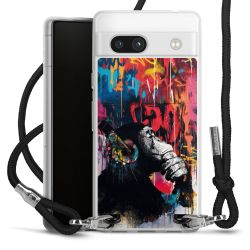 New Carry Case Transparent Stoff schwarz/silber