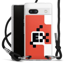 New Carry Case Transparent Stoff schwarz/silber