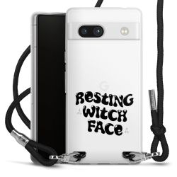 New Carry Case Transparent Stoff schwarz/silber