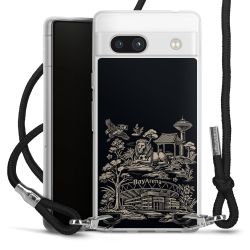 Carry Case Stoff schwarz/silber