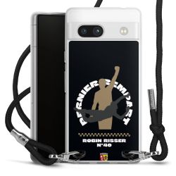 New Carry Case Transparent Stoff schwarz/silber