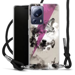 Carry Case Transparent Fabric black/silver