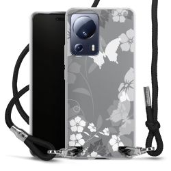 Carry Case Transparent Fabric black/silver