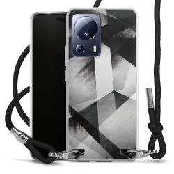 Carry Case Transparent Fabric black/silver