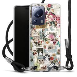 Carry Case Transparent Fabric black/silver