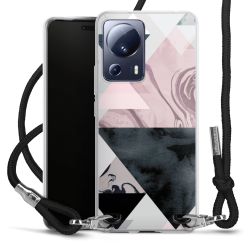 Carry Case Transparent Fabric black/silver